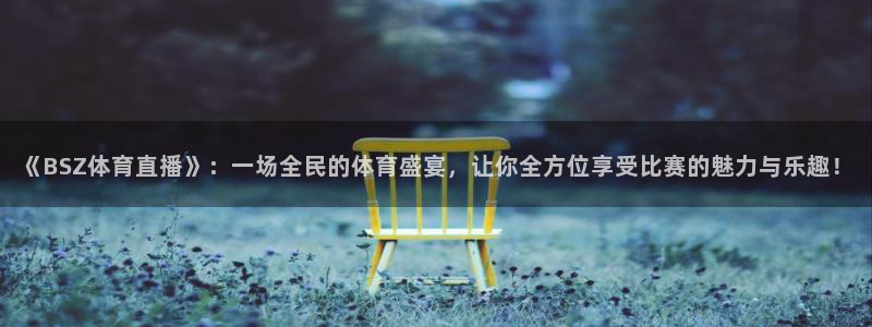 《BSZ体育直播》：一场全民的体育盛宴，让你全方位享受比赛的魅力与乐趣！